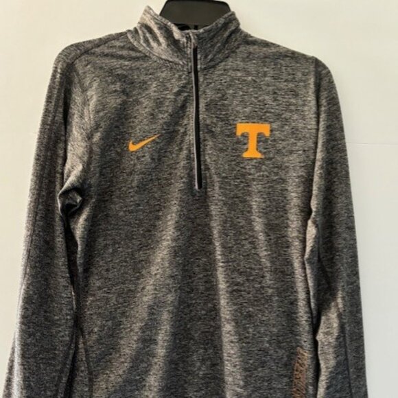 Nike Tops - Nike Dri-FIT Tennessee Volunteers 1/4 Zip Women's L Gray Logo Long Sleeve Thumb